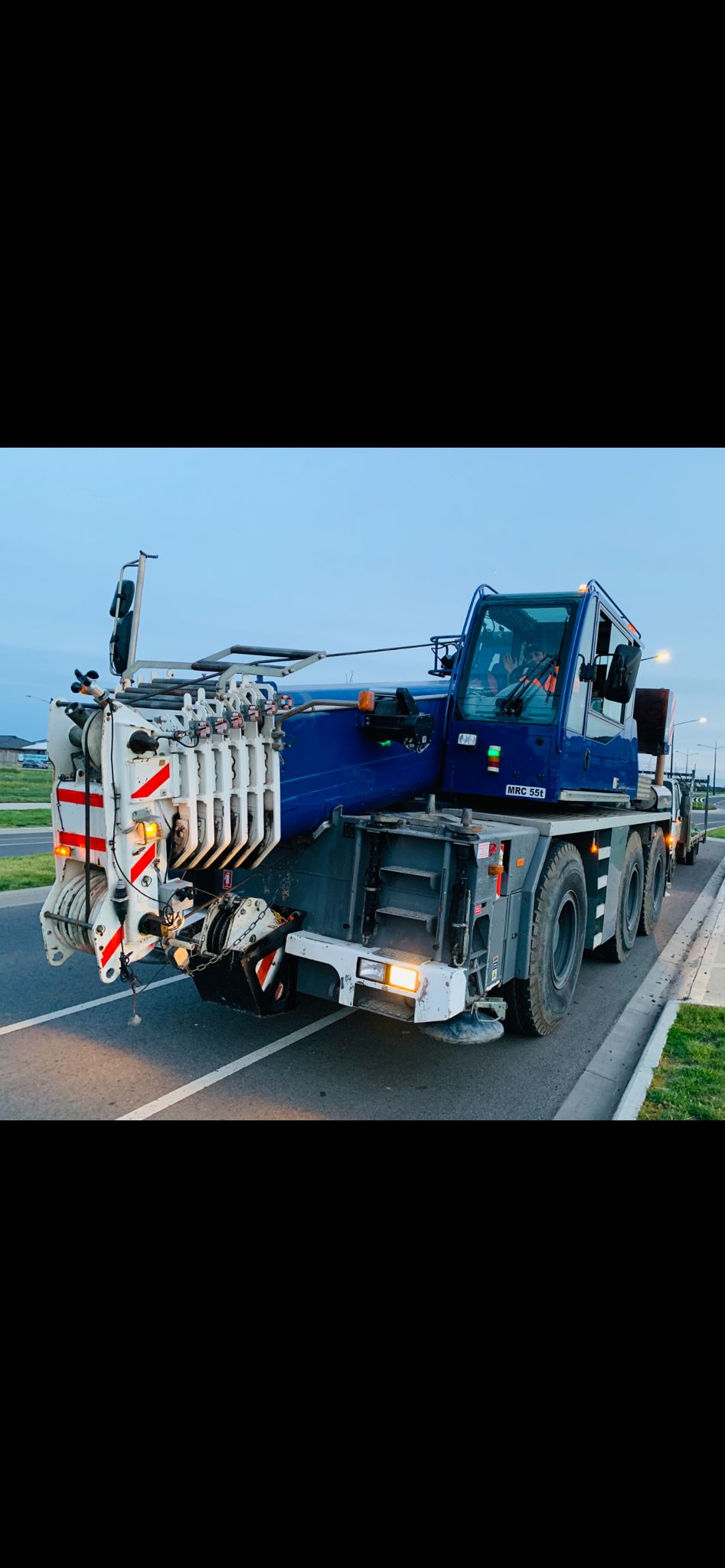 Crane Truck on Location